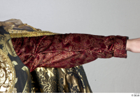  Photos Medieval Monk in gold habit 1 16th century Historical Clothing Monk arm sleeve 0002.jpg